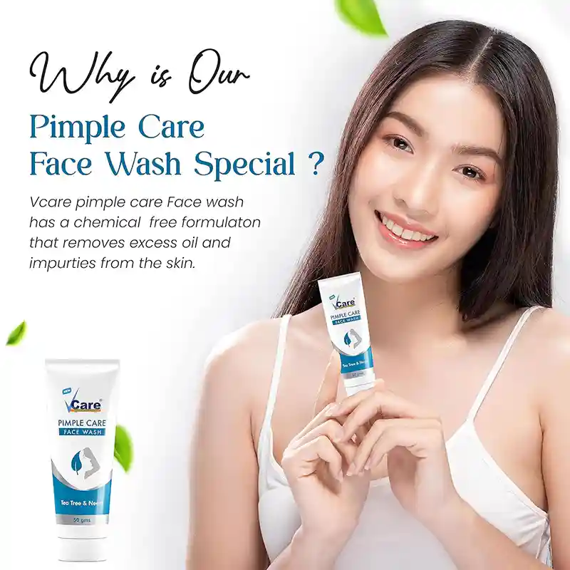 Vcare pimple face wash